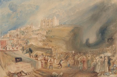 Colina de Santa Catalina, Guildford, Surrey de Joseph Mallord William Turner